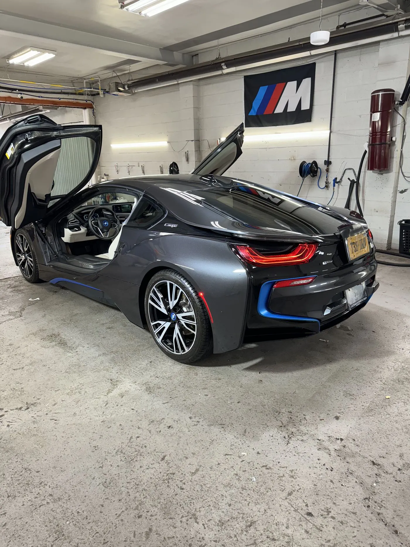 BMW i8 after an exterior wash